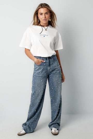 Nomad Island – Denim & Pearls – Women’s fashion piece