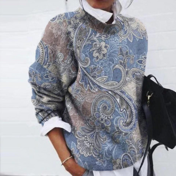 Wilma | Women's Floral Casual Sweater – Women’s fashion piece