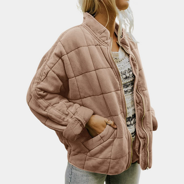 Tessa Oversized Quilted Zip Jacket – Women’s fashion piece