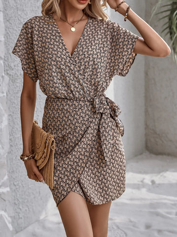 Selena | Elegant V Neck Dress Chic Sophisticated – Women’s fashion piece