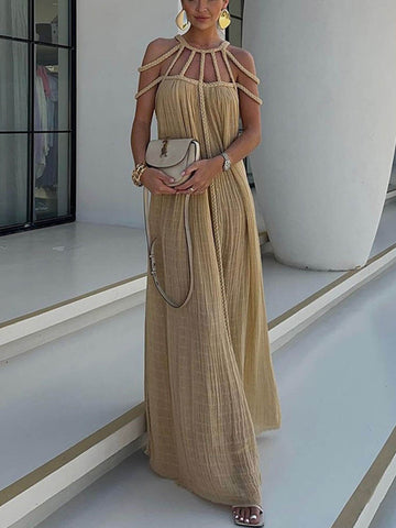 Ruth Lightweight Draped Maxi Dress – Women’s fashion piece