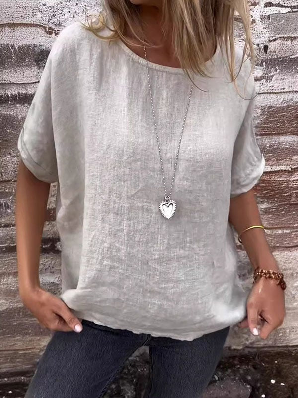 Aviva Casual O Neck Loose Top – Women’s fashion piece