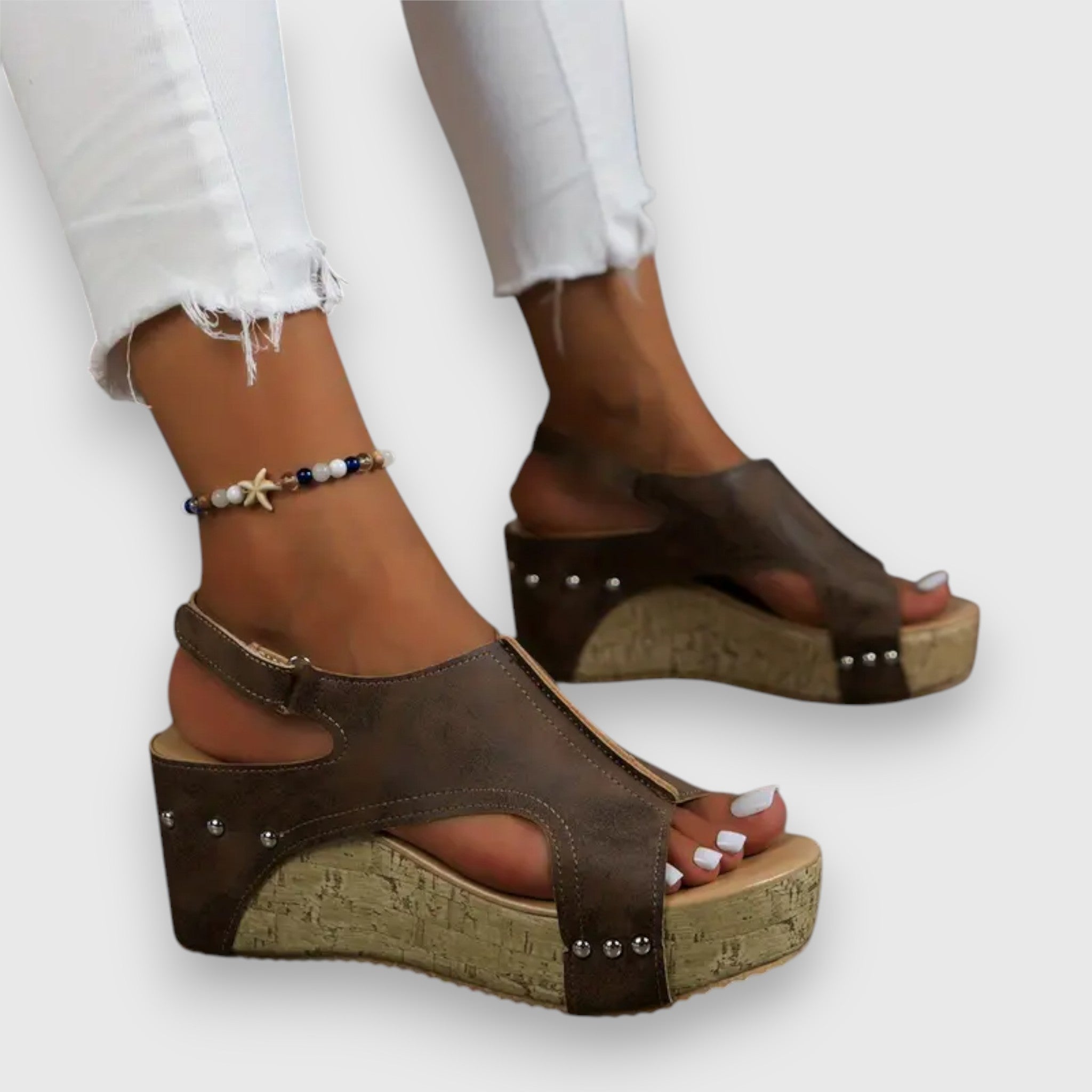 Mia | Retro Inspired Platform Sandals