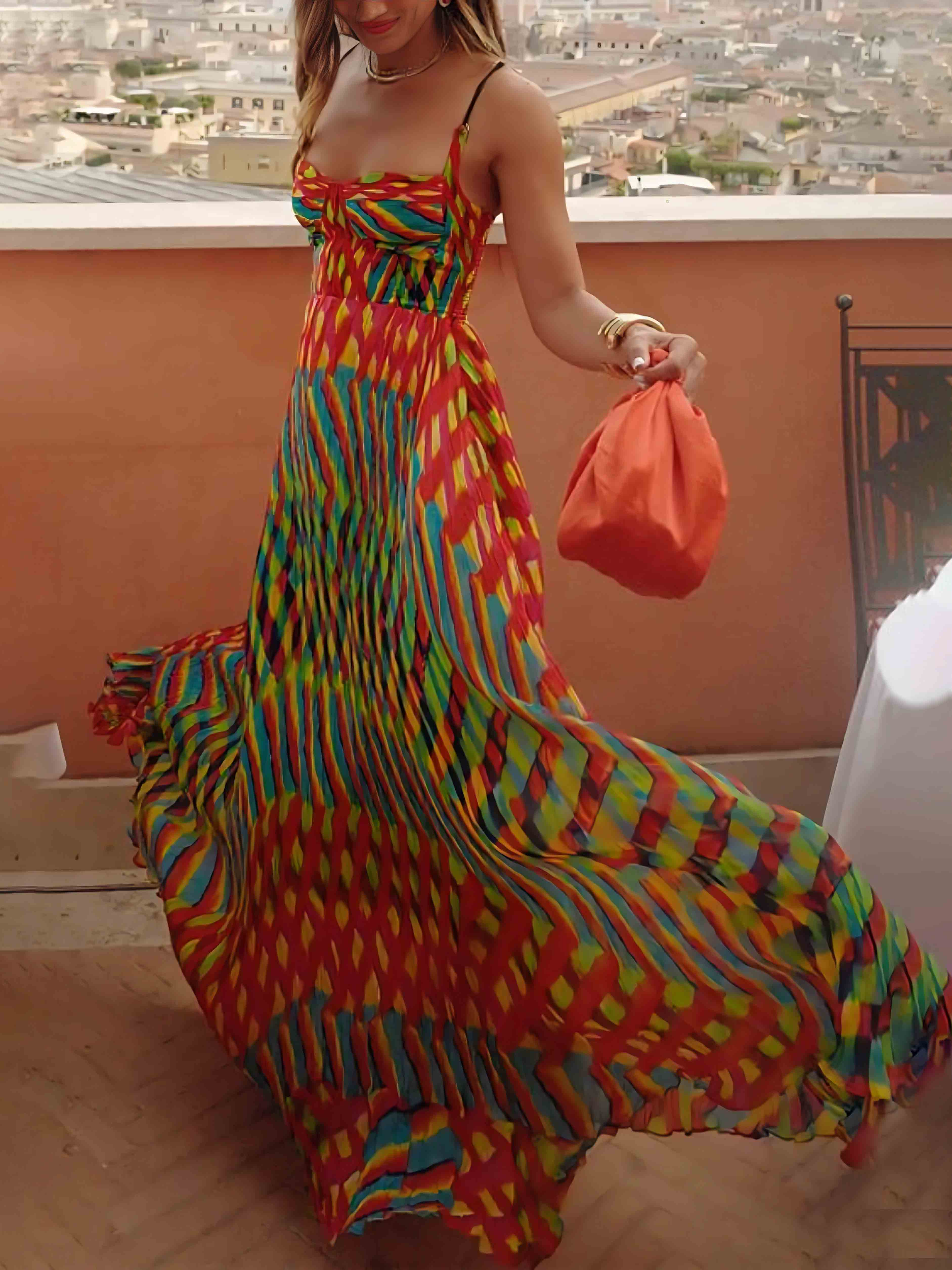 Jaime Elegant A Line Maxi Dress