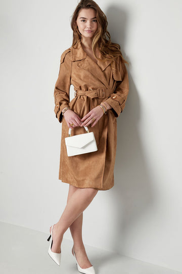 Isla Suede Trench Can Be Paired With Any Outfit – Women’s fashion piece