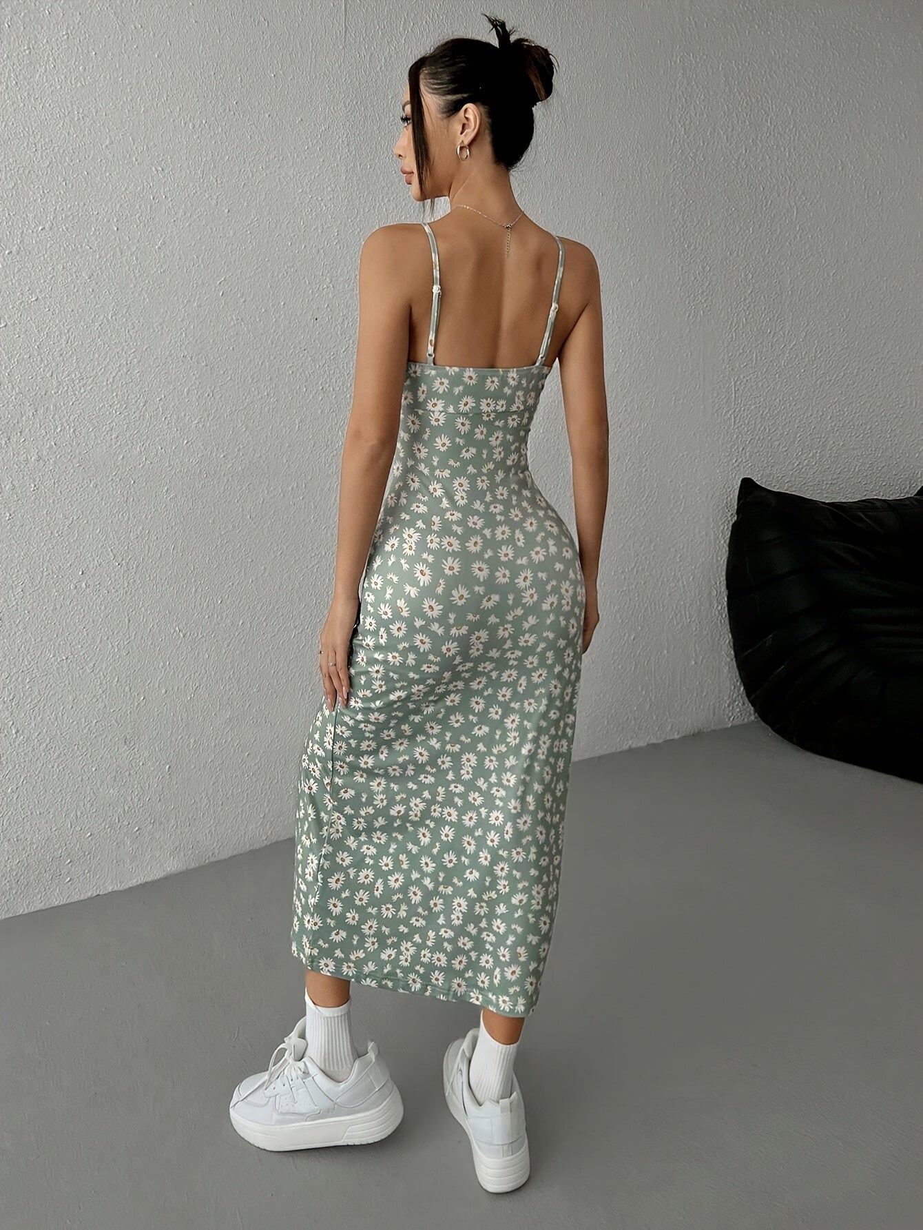 Isla High Slit Minimal Dress