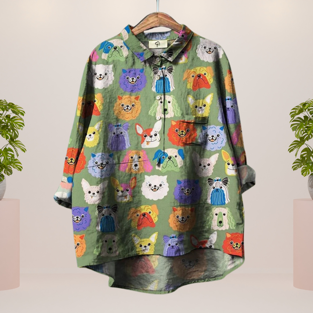 Vivian Tail Wagging Style Dog Shirt