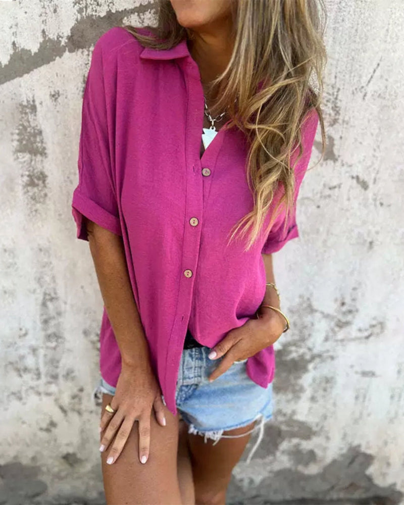 Sienna Everyday Button Up Blouse