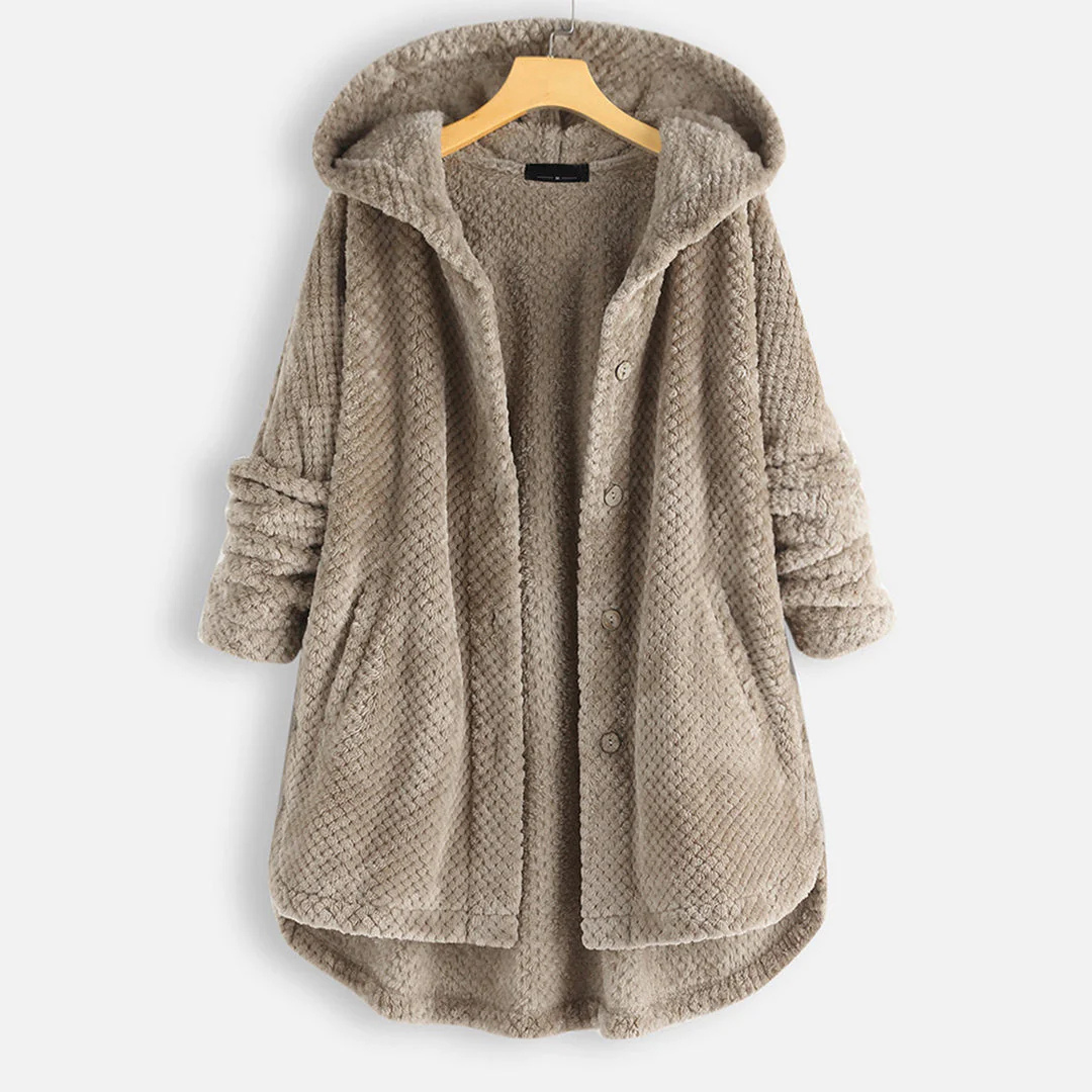 Zara | Button Down Jacket With Hood For Women