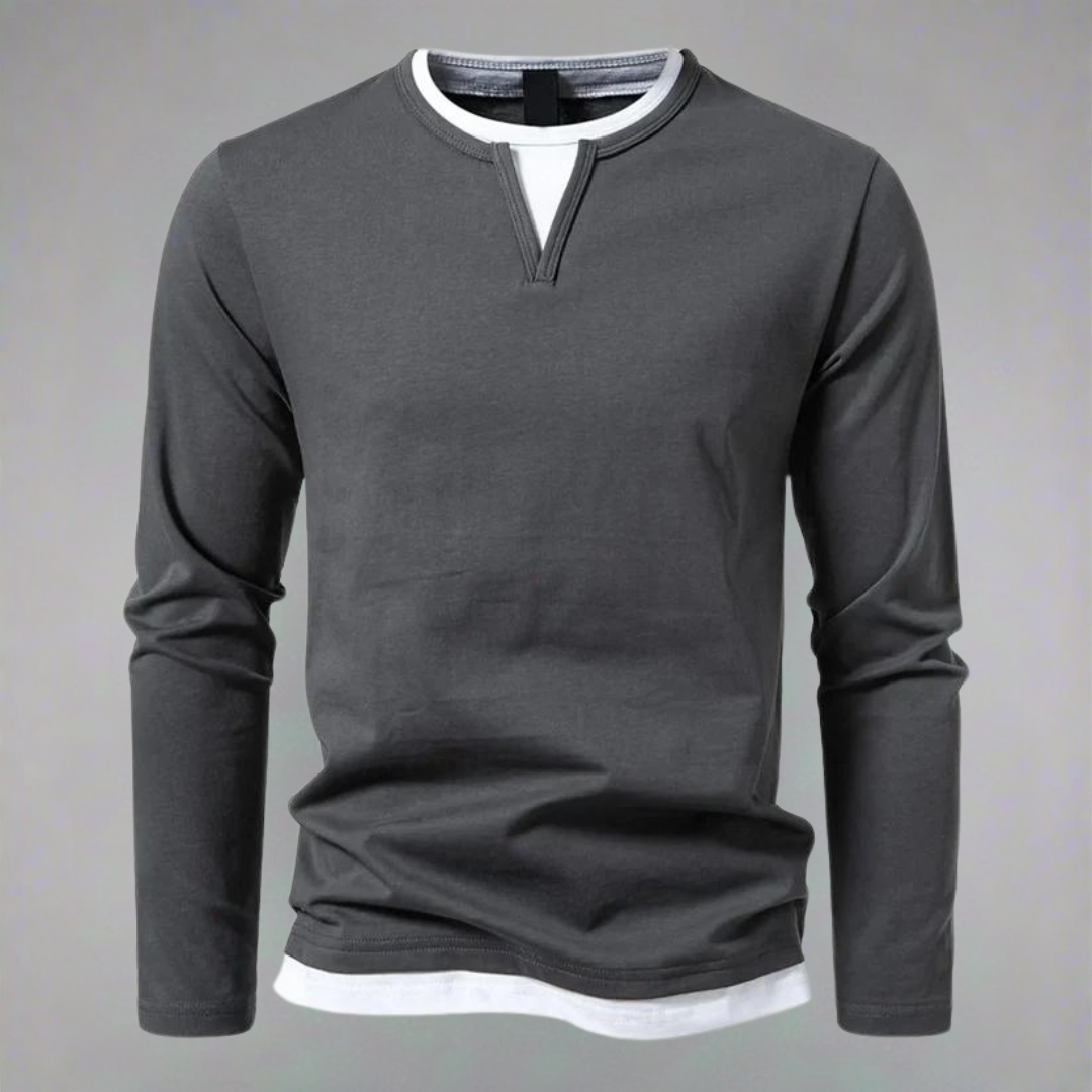 Ryan™ – Long Sleeve Sweater with V-Neck