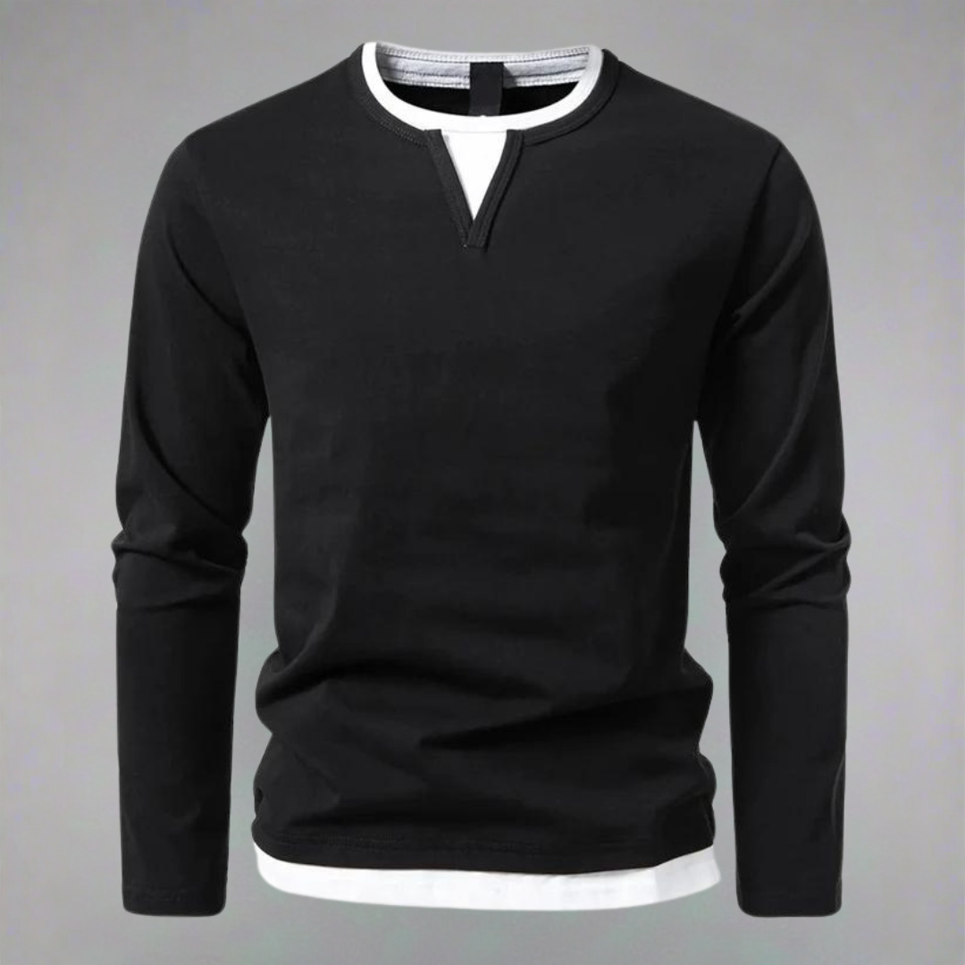 Ryan™ – Long Sleeve Sweater with V-Neck