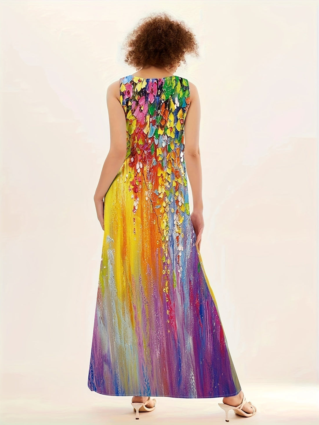 Calista | Bohemian Floral Maxi Dress – Women’s fashion piece