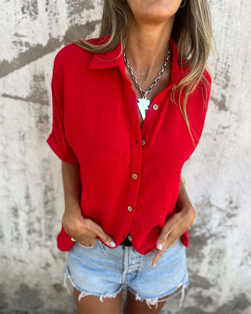 Sienna Everyday Button Up Blouse