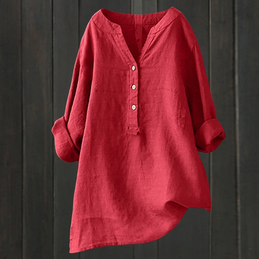 Avery – Button Up Relaxed Tunic – Women’s fashion piece