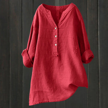 Avery – Button Up Relaxed Tunic – Women’s fashion piece