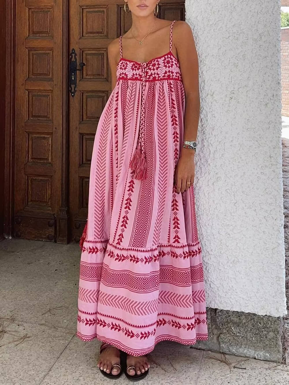 Michaela Casual Sleeveless Maxi Dress – Women’s fashion piece