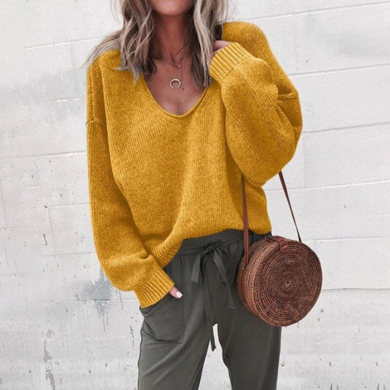 Andrea | Oversized Casual Sweater For Women – Women’s fashion piece