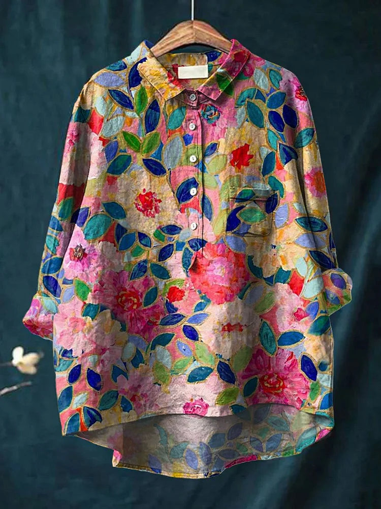 Quinley Chic Playful Printed Blouse