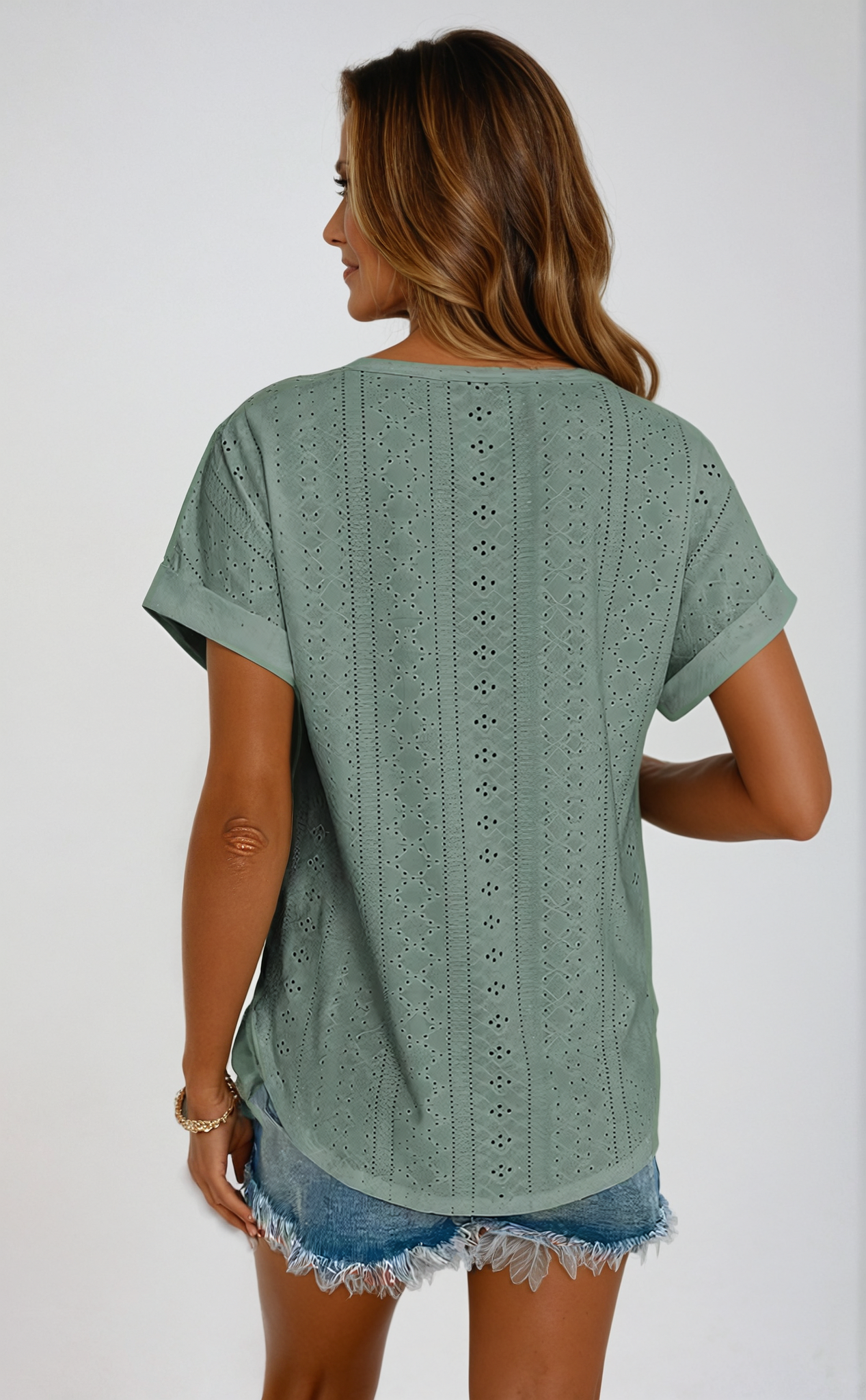 Vespera Women’s Casual Solid Knitted Top