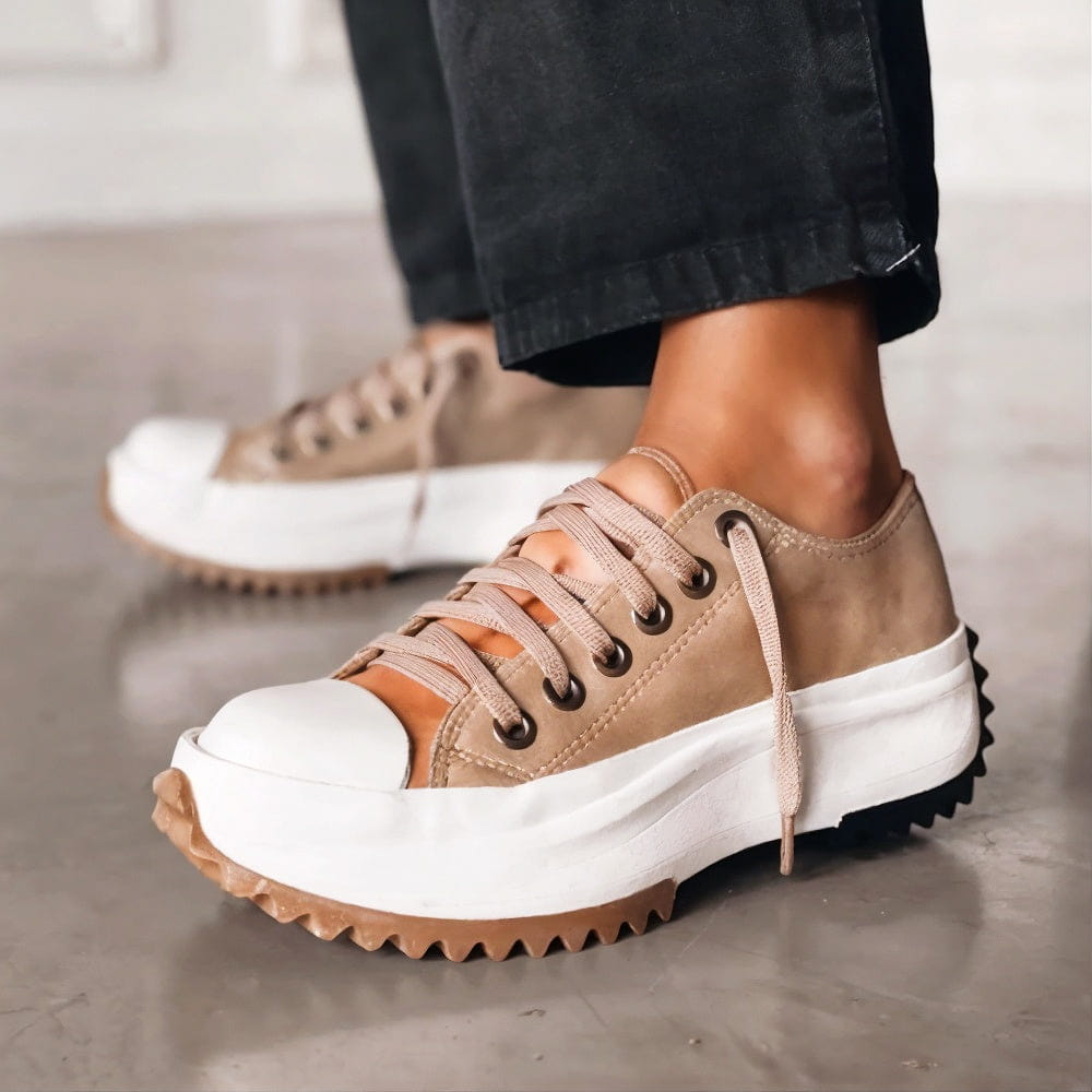 Avery Platform Lace Up Street Sneaker – Women’s fashion piece