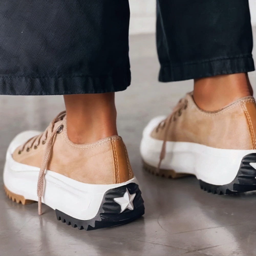 Avery Platform Lace Up Street Sneaker