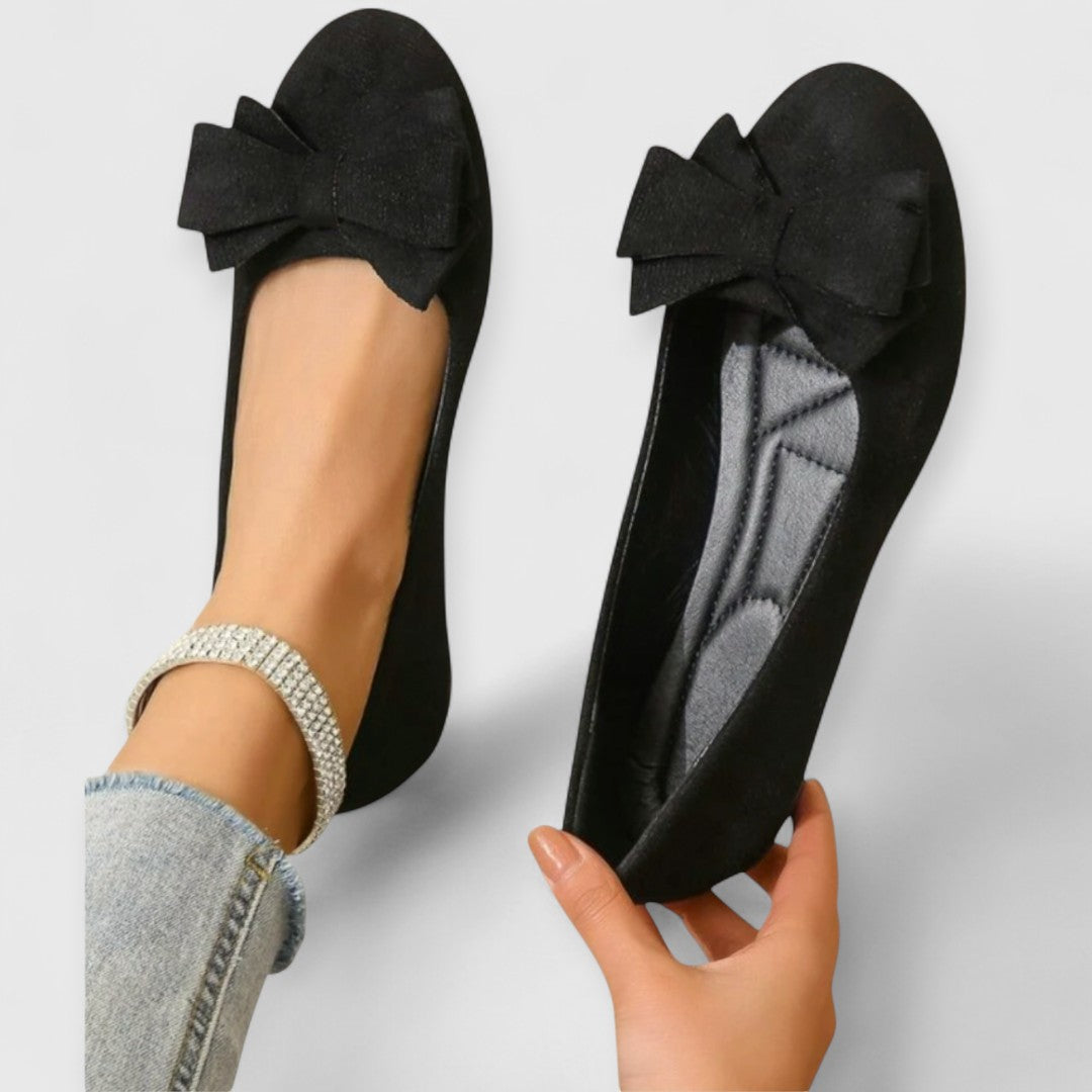 Elise Bow Front Ballet Flats