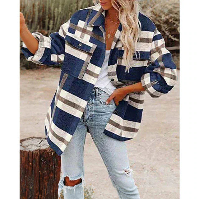 Tin | Women's Classic Checkered Coat