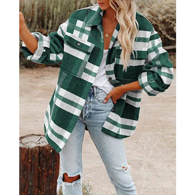 Tin | Women's Classic Checkered Coat