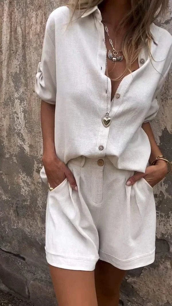 Sienna – Relaxed Button Up Set – Women’s fashion piece