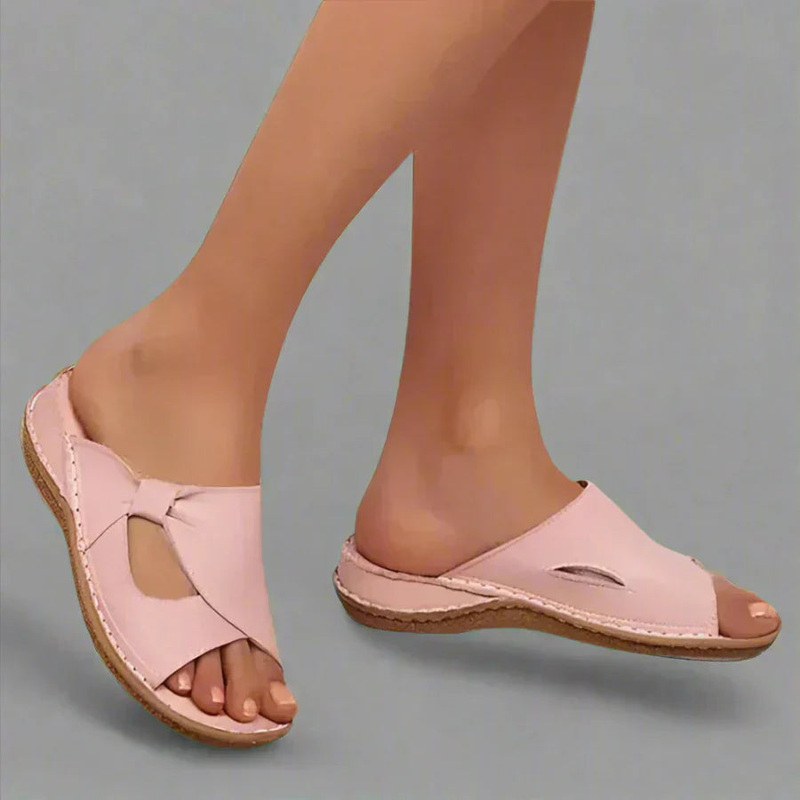 Nora Cross Strap Comfort Slides