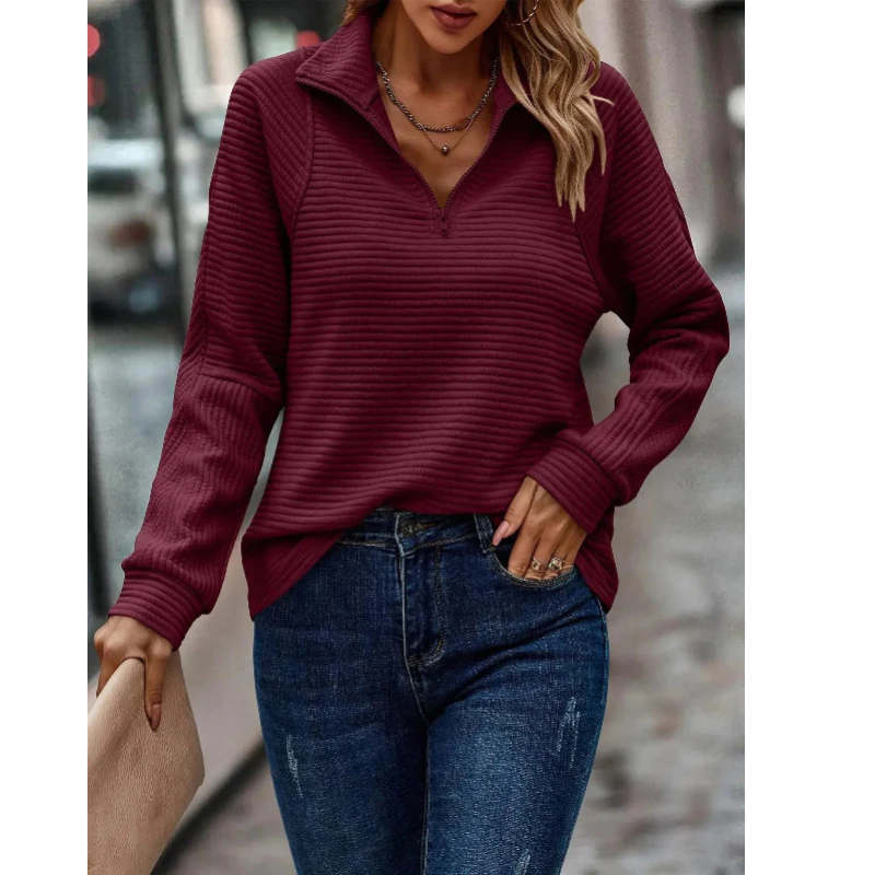 Hanna | Warm Women's Sweater With V Neck
