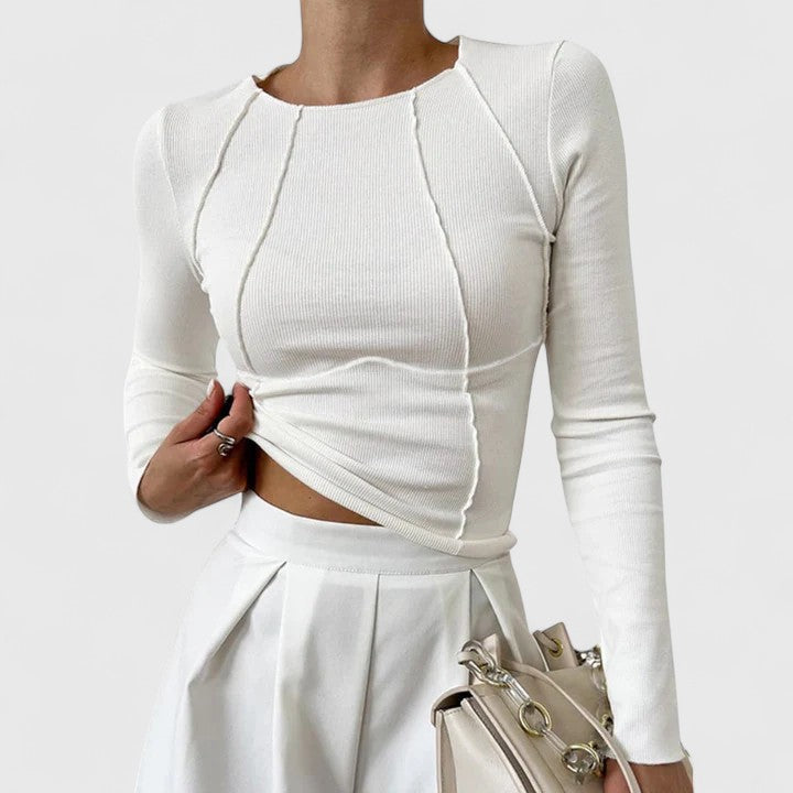 Rozminda | Comfortable Long Sleeve Top – Women’s fashion piece