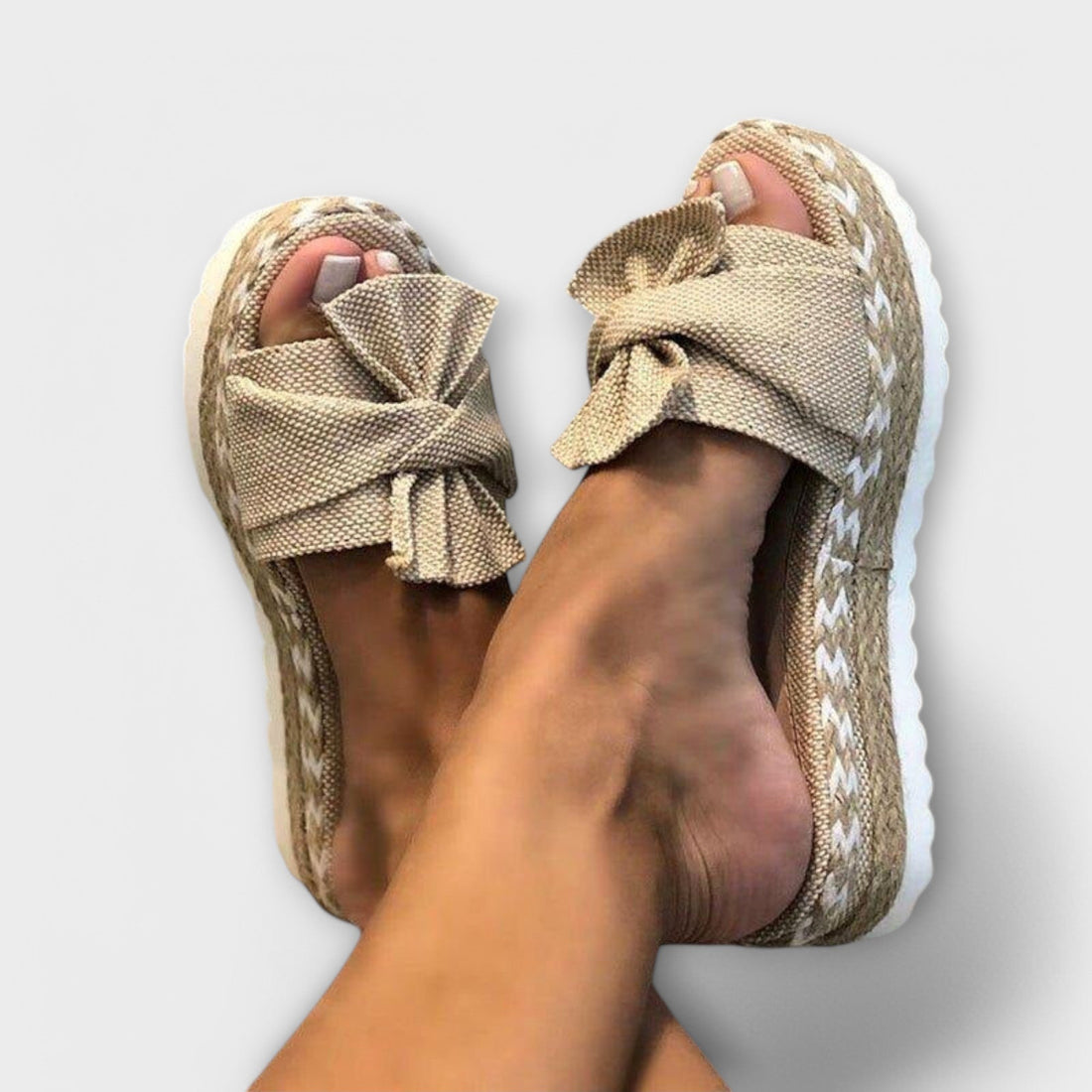 Solegenius | Bow Embellished Orthopedic Sandals – Women’s fashion piece