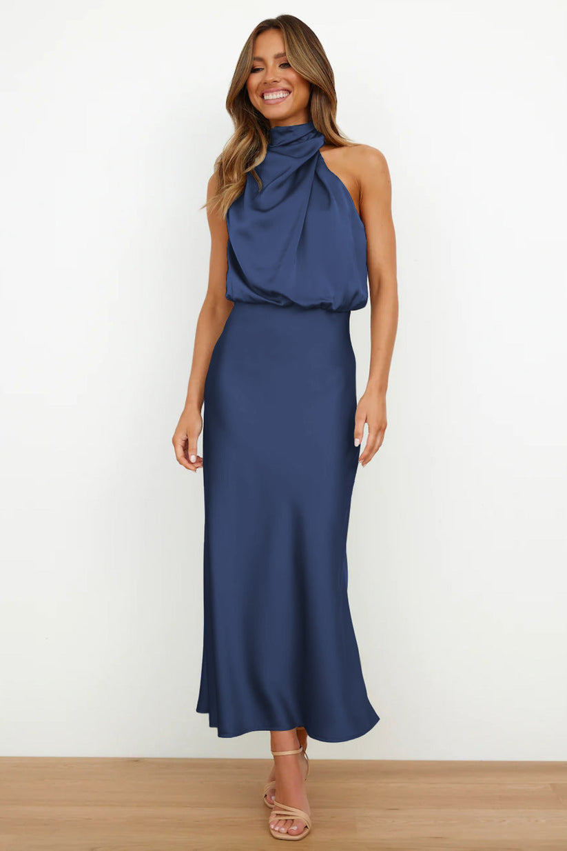 Verona Long Satin Dress – Women’s fashion piece
