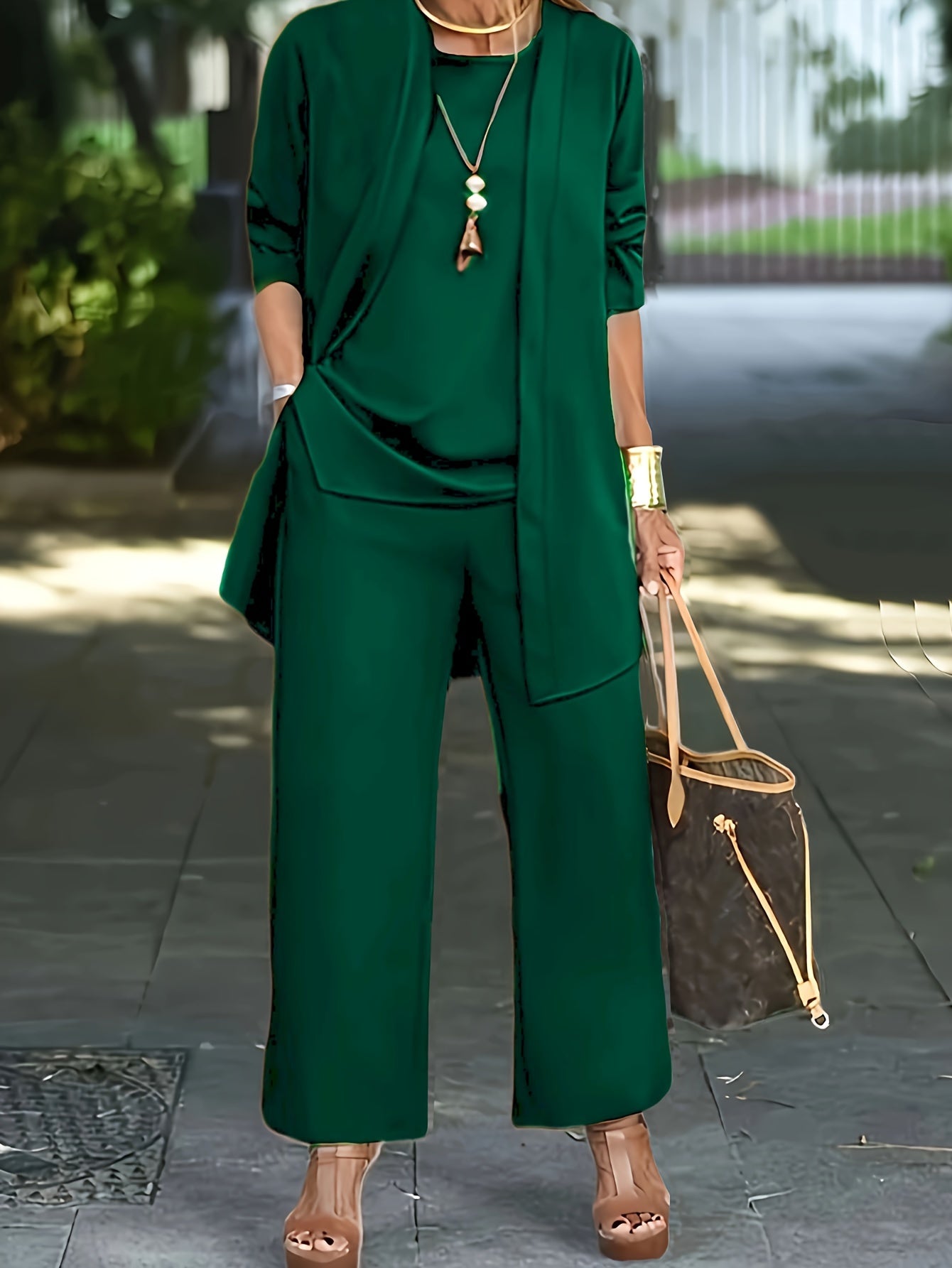 Isla 3 Piece Flowy Trouser Set