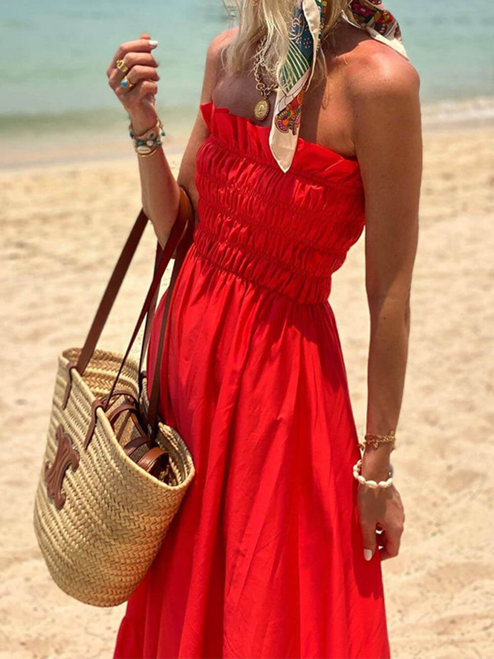 Deborah Charming Strapless Maxi Dress – Women’s fashion piece