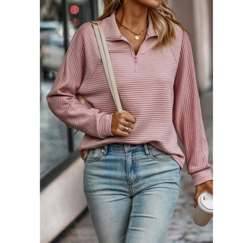 Hanna | Warm Women's Sweater With V Neck