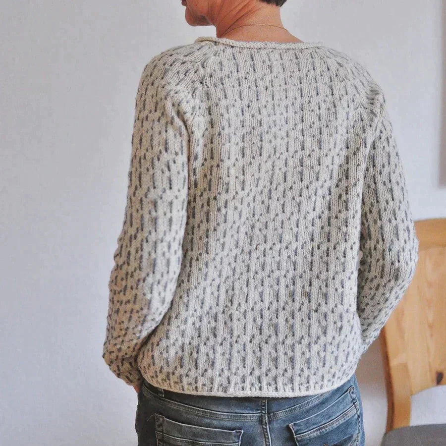 Aleana | Elegant Gray Sweater For Women