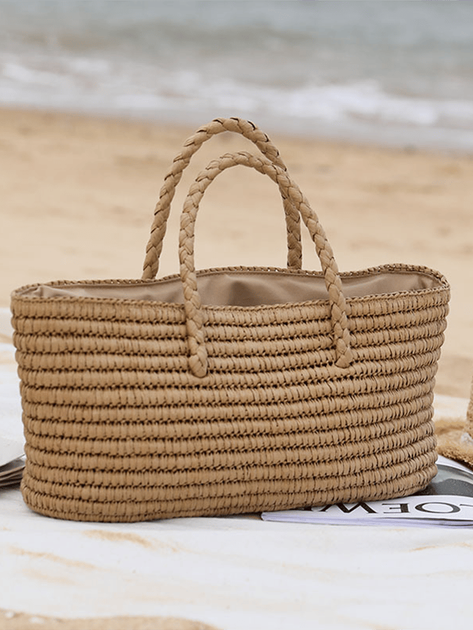 Arden Woven Beach Tote – Women’s fashion piece