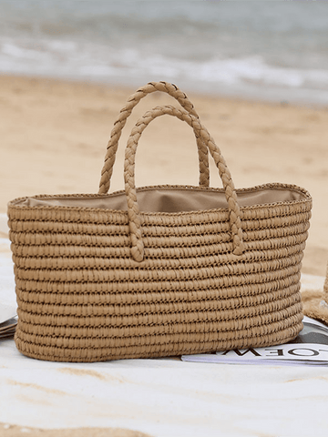Arden Woven Beach Tote – Women’s fashion piece