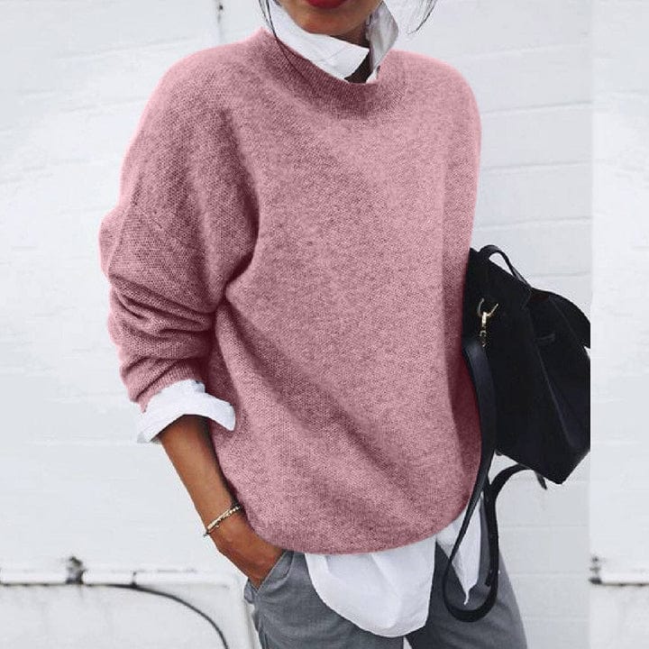 Amanda | Women's Sweater With Round Neck – Women’s fashion piece