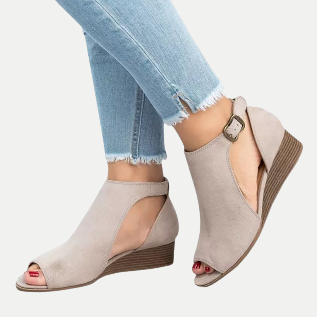 Amira – Cut Out Comfort Wedge Sandals – Women’s fashion piece