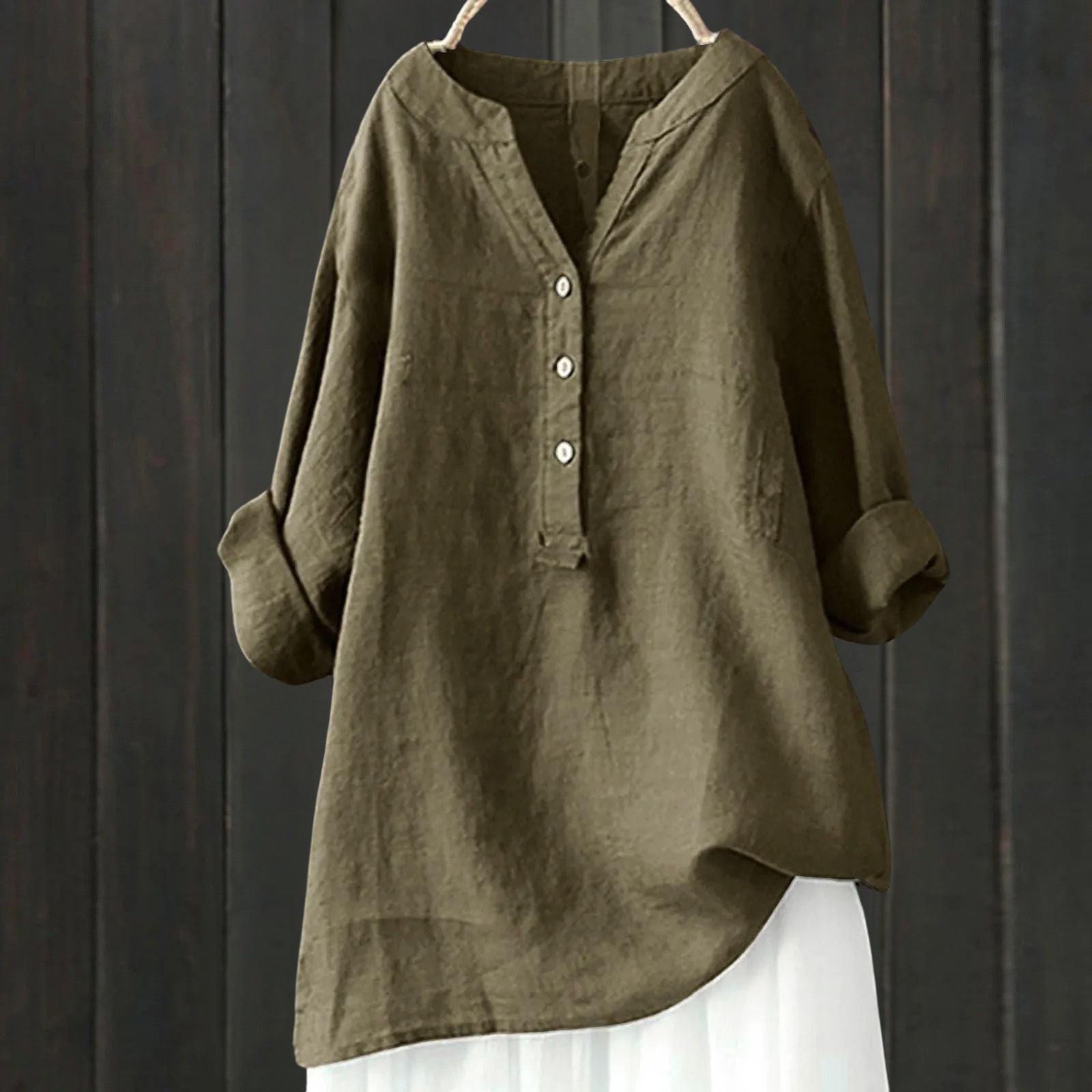 Avery – Button Up Relaxed Tunic