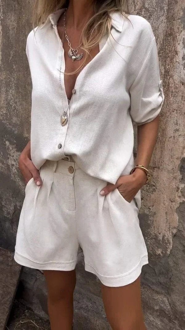 Sienna – Relaxed Button Up Set – Women’s fashion piece