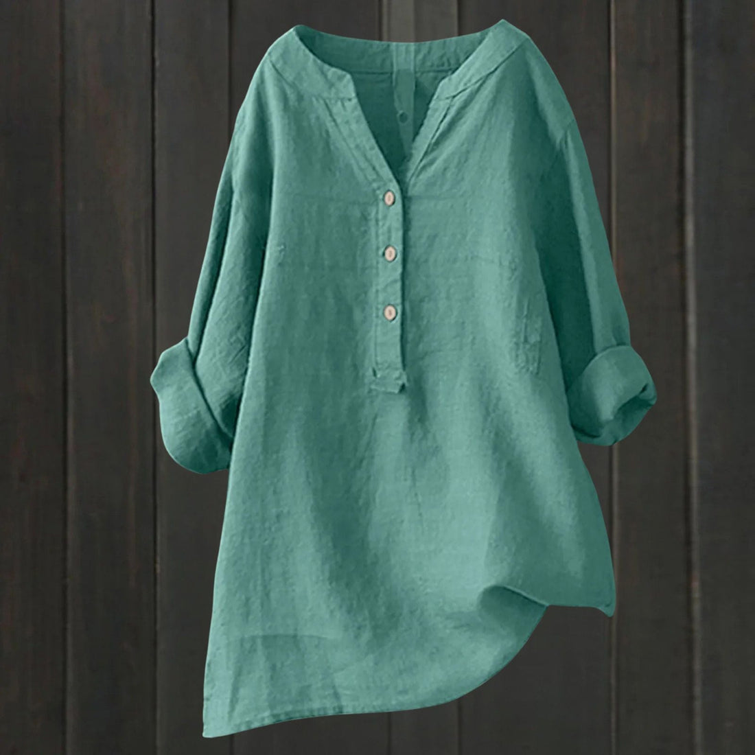 Avery – Button Up Relaxed Tunic – Women’s fashion piece
