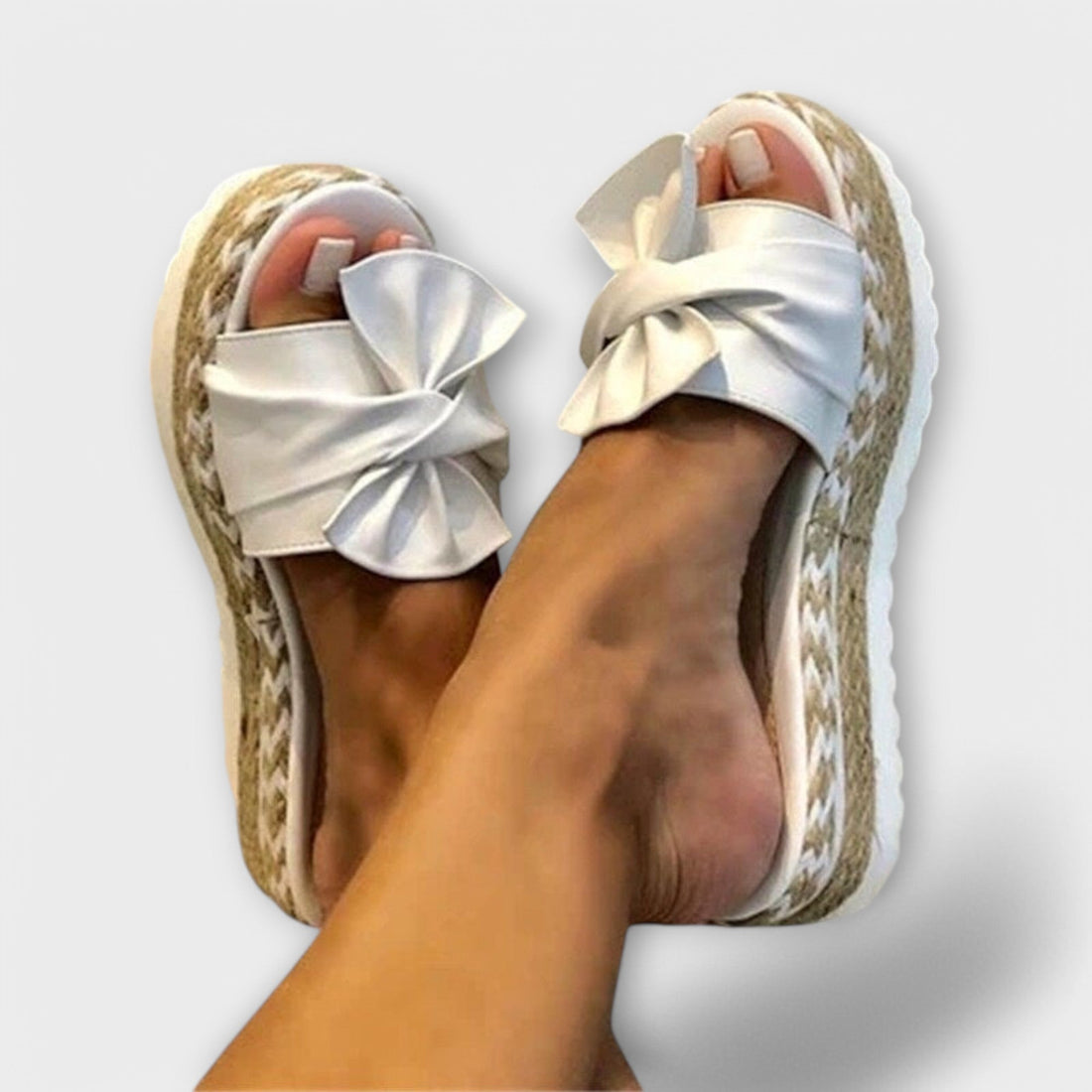 Solegenius | Bow Embellished Orthopedic Sandals – Women’s fashion piece