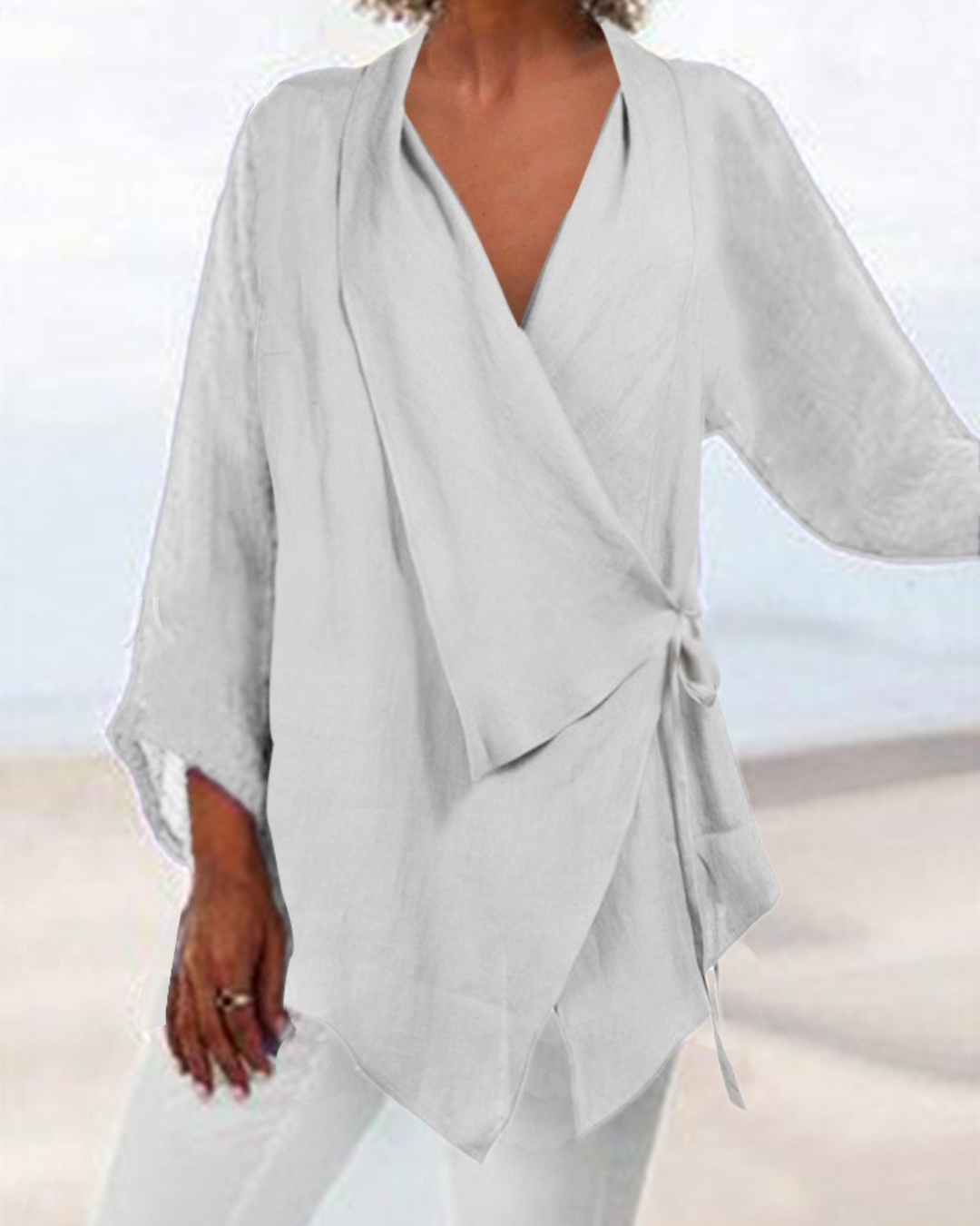 Elaine – Relaxed Wrap Fit Blouse – Women’s fashion piece