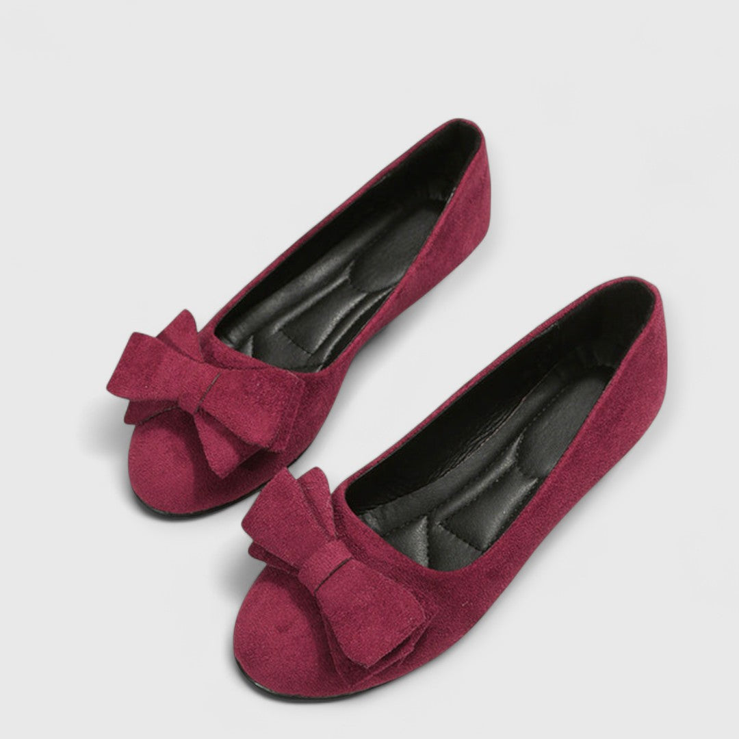 Elise Bow Front Ballet Flats