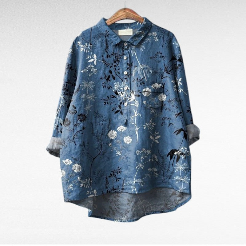 Sophie – Vintage Floral Blouse