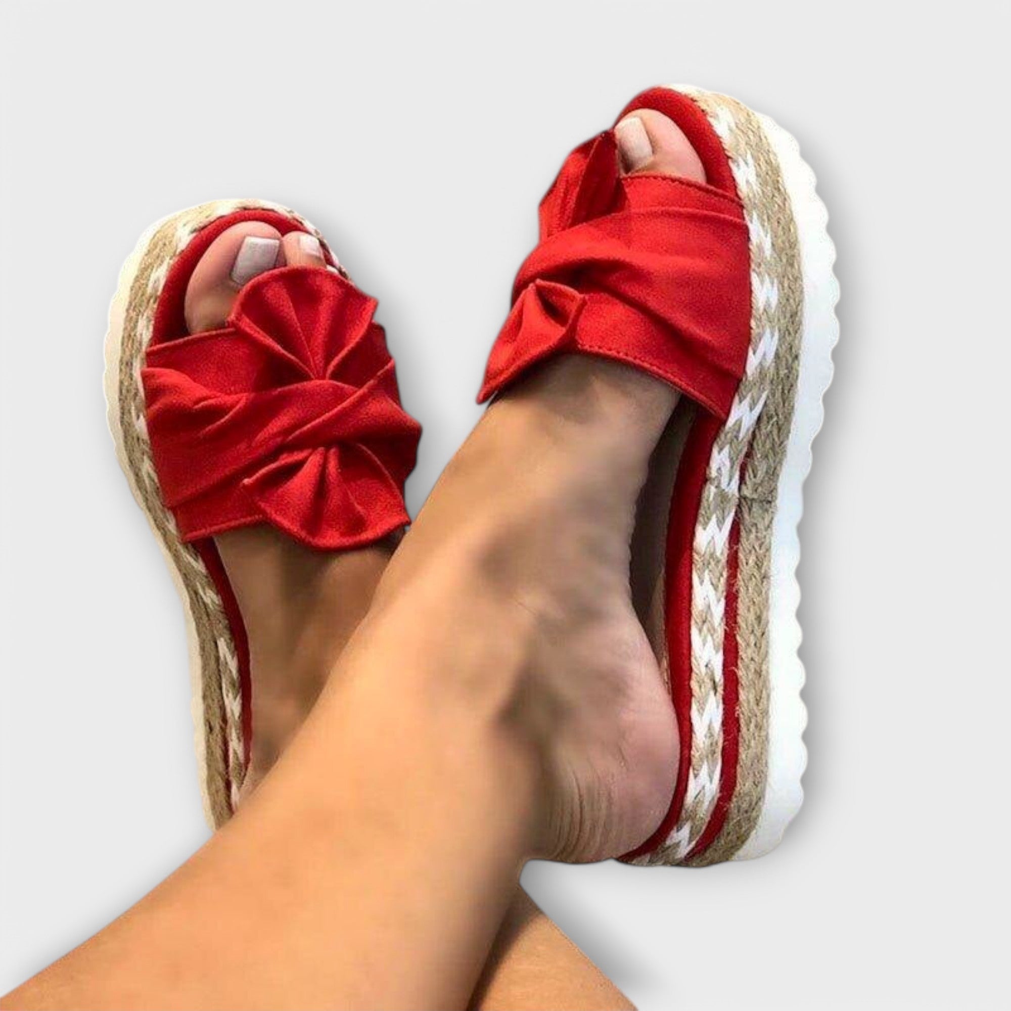 Solegenius | Bow Embellished Orthopedic Sandals
